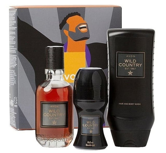Coffret Parfum Wild Country, deodorant & gel douche