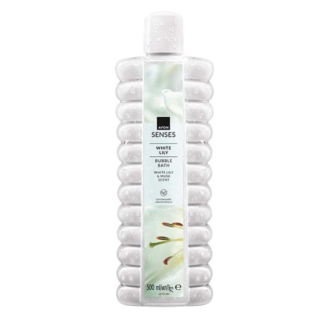 Bain moussant AVON senteur de lys blanc 500 ml 