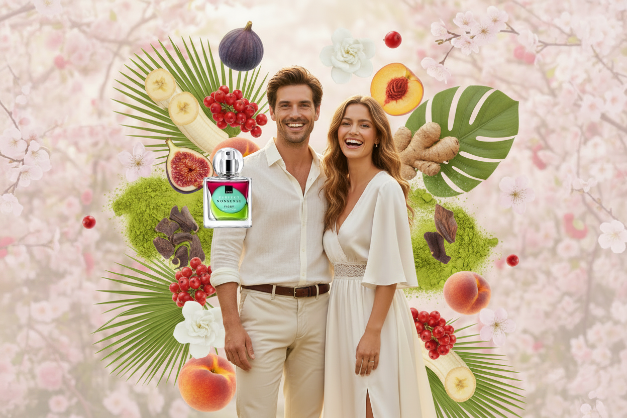 Avon Perfect Nonsense Figgy Matcha Parfum couple 
