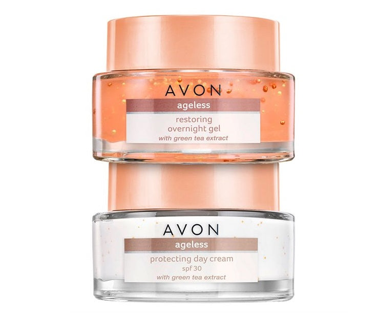Soin visage anti-âge Avon Angeless jour et nuit