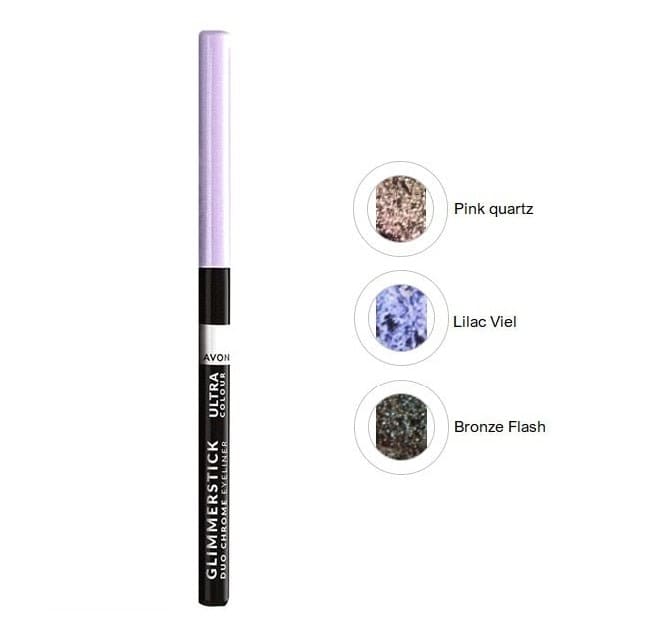 Eyeliner Duo Chrome Avon Ultra Colour