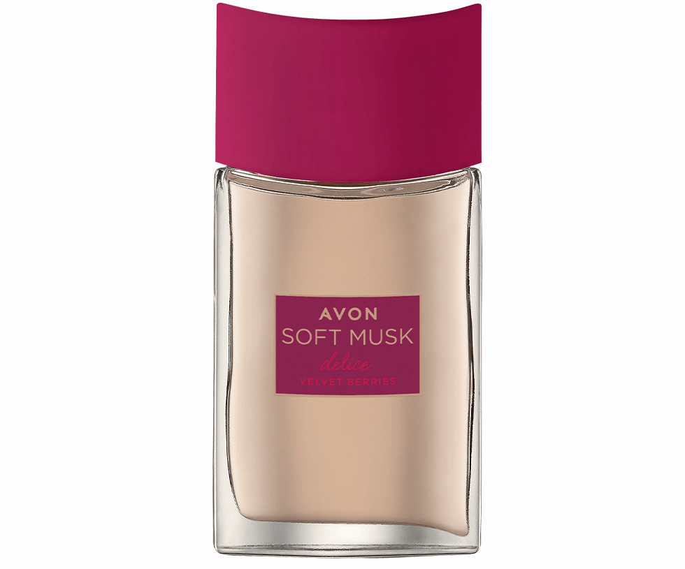 AVON Soft Musk Delice Velvet Berries eau de toilette 50 ml