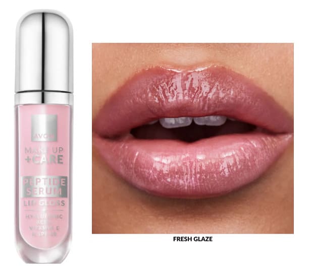 Avon Lipgloss Serum Peptid Fresh Glaze