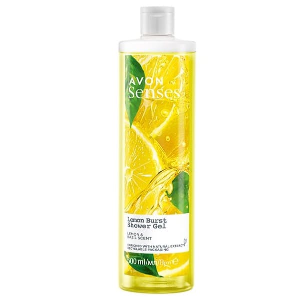 Gel douche Lemon Burst Avon Senses 500 ml