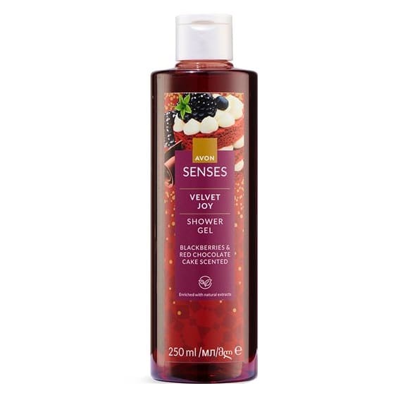 Gel douche Avon Senses Velvet Joy 250 ml