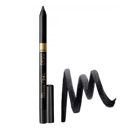 Gel Eyeliner Power Stay Avon Black Shimmer