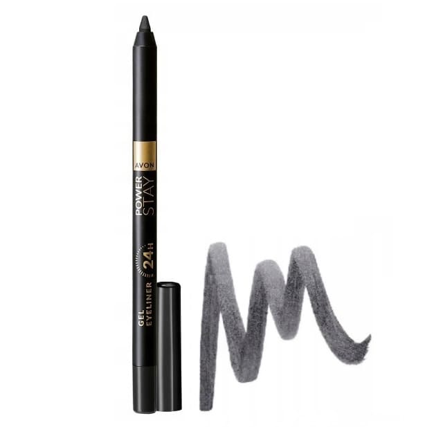Gel Eyeliner Power Stay Avon Steel