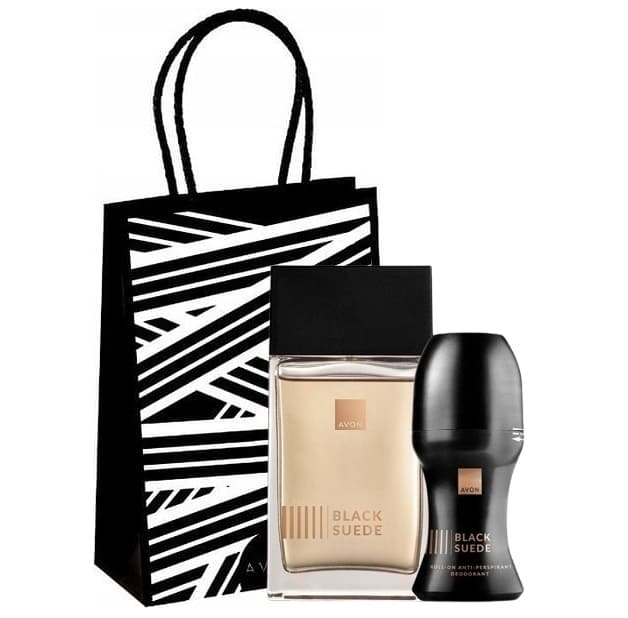 Coffret cadeau AVON Black Suede 2 produits