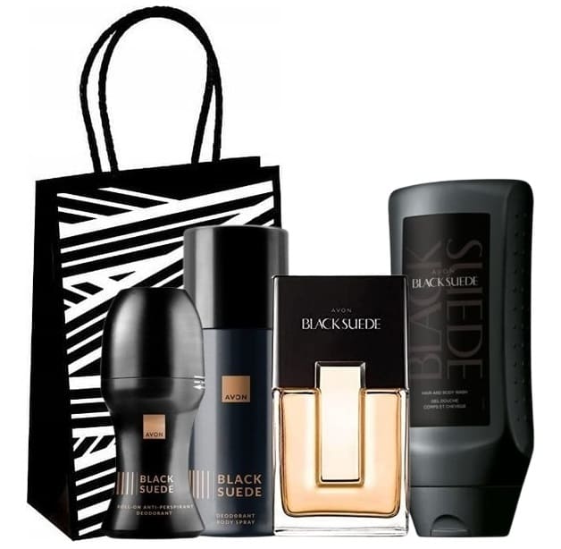 AVON Black Suede lot de 4 produits
