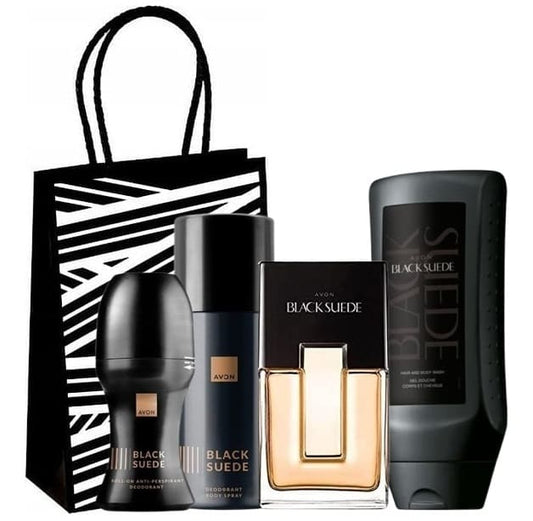 AVON Black Suede lot de 4 produits