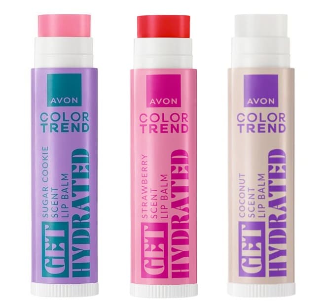 Baume à lèvres avec saveur Avon Colortrend