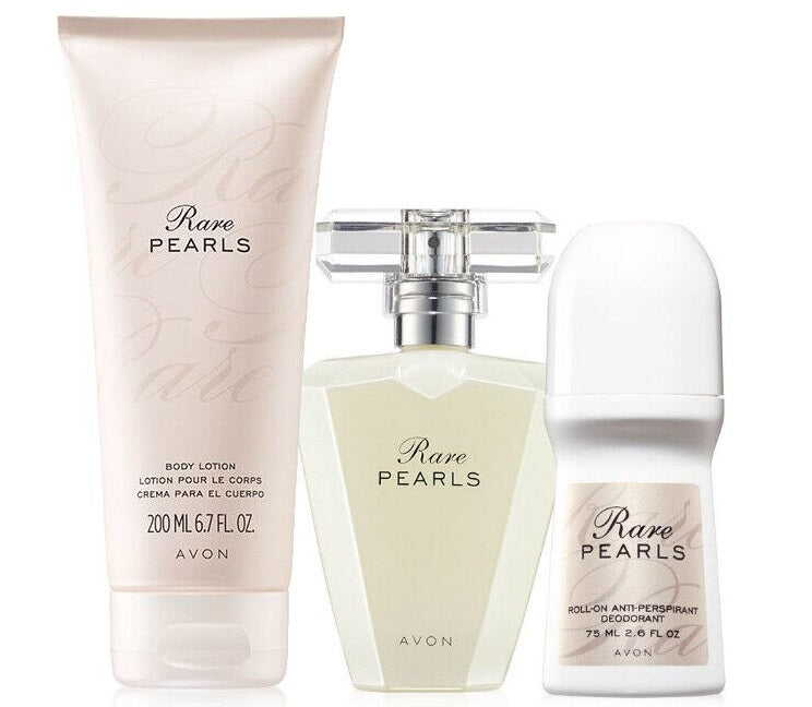 Set parfum AVON Rare Pearls parfum déodorant lotion