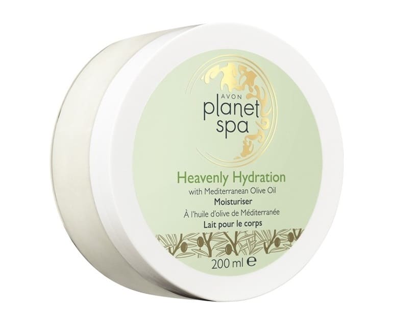 AVON Planet Spa Heavenly Hydration pour le corps à l'huile d'olive