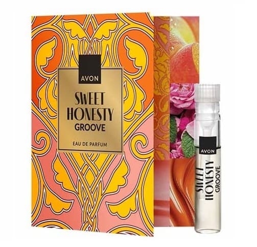 Carte échantillon parfum Avon Sweet Honesty Groove
