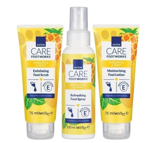 Coffret soin des pieds Avon Care Footworks Ananas & Menthe