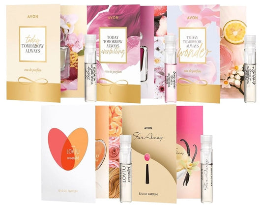 Lot de 5 échantillons de parfum AVON pour femmes