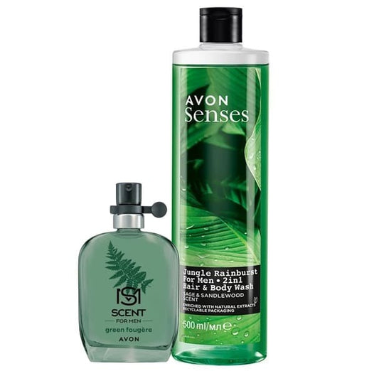 AVON Scent Green Fougère coffret cadeau 