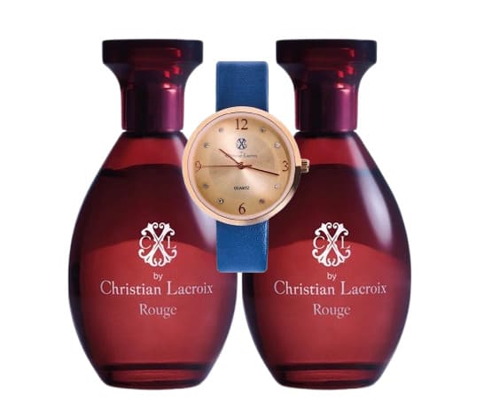 Set 2 x  Eau de Parfums Christian Lacroix Rouge 