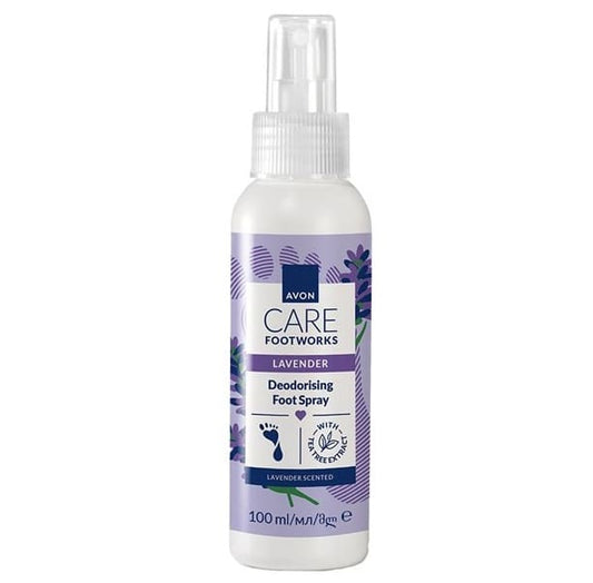 AVON Foot Works spray désodorisant pieds et chaussures lavande