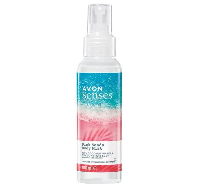 AVON Senses spray parfumé pour le corps Pink Sands