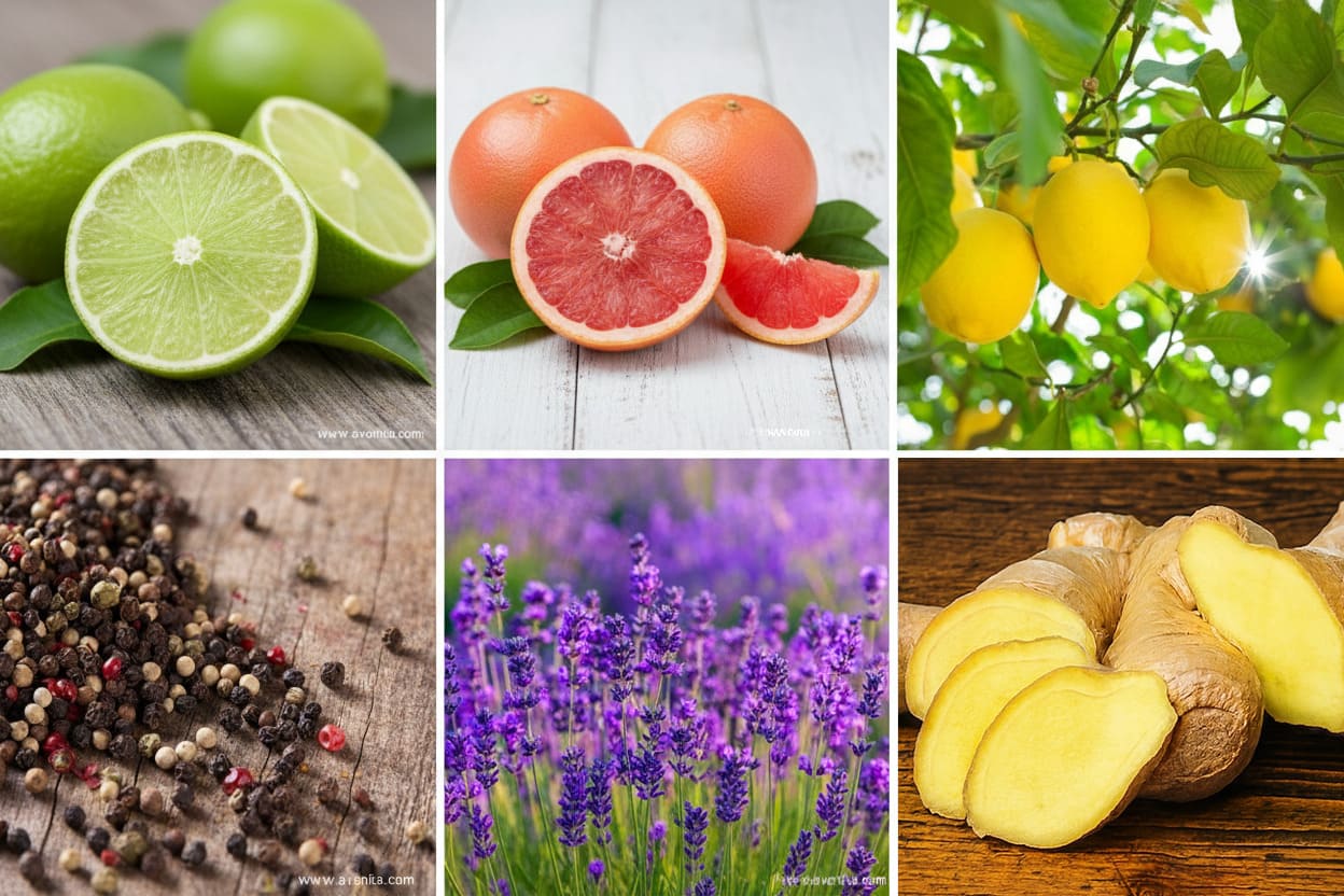 Notes olfactives de tête 